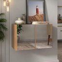 Ver imagem 2 de Aparador Buffet Suspenso com Espelhos 2 Portas Multimóveis Mp8003