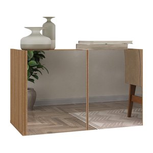 Aparador Buffet Suspenso com Espelhos 2 Portas Multimóveis Mp8003