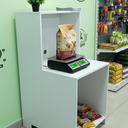 Ver imagem 4 de Balcão para Balança Comércio Lojas Agro Pet Shop Padarias Mdf Cor Branco