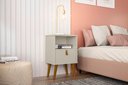 Ver imagem 1 de Mesa de Cabeceira Buzios P/quarto Off White Linea Brasil