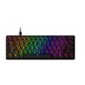 Teclado Gamer Hyperx Alloy Origins 60 Qwerty Hyperx Lineal Red Inglês Us Cor Preto com Luz Rgb - 1