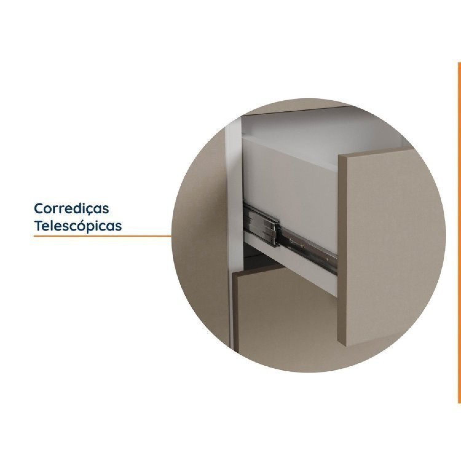 Cozinha Modulada 6 Peças sem Tampo sem Rodapé 3 Aéreos e 3 Balcões Ipanema Cabecasa Madeiramadeira - 7