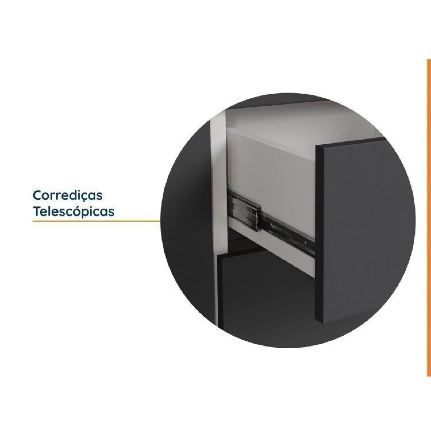 Cozinha Modulada 6 Peças sem Tampo sem Rodapé 3 Aéreos e 3 Balcões Ipanema Cabecasa Madeiramadeira - 7