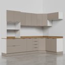 Ver imagem 5 de Cozinha Modulada 7 Peças com Tampo e Rodapé Ipanema CabeCasa MadeiraOriginals