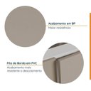 Ver imagem 7 de Cozinha Planejada 7 Peças sem Tampo sem Rodapé Ipanema CabeCasa MadeiraOriginals Marrom/Fendi Trama