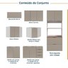 Cozinha Modulada 7 Peças sem Tampo sem Rodapé Ipanema CabeCasa MadeiraOriginals - 3