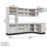 Cozinha Modulada 7 Peças com Tampo e Rodapé Ipanema CabeCasa MadeiraOriginals - 4