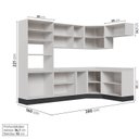 Ver imagem 4 de Cozinha Modulada 7 Peças com Tampo e Rodapé Ipanema CabeCasa MadeiraOriginals