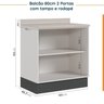 Cozinha Modulada 7 Peças com Tampo e Rodapé Ipanema CabeCasa MadeiraOriginals - 16