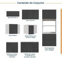 Ver imagem 3 de Cozinha Modulada 7 Peças sem Tampo sem Rodapé Ipanema CabeCasa MadeiraOriginals