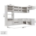 Ver imagem 4 de Cozinha Modulada 7 Peças sem Tampo sem Rodapé Ipanema CabeCasa MadeiraOriginals