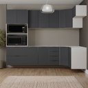 Ver imagem 1 de Cozinha Modulada 7 Peças sem Tampo sem Rodapé Ipanema CabeCasa MadeiraOriginals