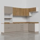 Ver imagem 5 de Cozinha Modulada 7 Peças com Tampo e Rodapé Ipanema CabeCasa MadeiraOriginals