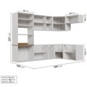 Ver imagem 4 de Cozinha Modulada 7 Peças sem Tampo sem Rodapé Ipanema CabeCasa MadeiraOriginals