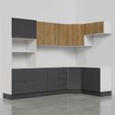 Ver imagem 5 de Cozinha Modulada 7 Peças com Tampo e Rodapé Ipanema CabeCasa MadeiraOriginals