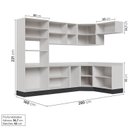 Ver imagem 4 de Cozinha Modulada 7 Peças com Tampo e Rodapé Ipanema CabeCasa MadeiraOriginals