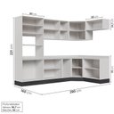 Ver imagem 4 de Cozinha Modulada 7 Peças com Tampo e Rodapé Ipanema CabeCasa MadeiraOriginals