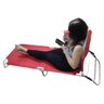 Cadeira Espreguiçadeira Reclinavel 3 Posiçoes Dobravel Quintal Jardim Praia Lazer Descanso Camping V - 2