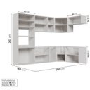 Ver imagem 4 de Cozinha Modulada 7 Peças sem Tampo sem Rodapé Ipanema CabeCasa MadeiraOriginals