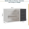 Cozinha Modulada 7 Peças sem Tampo sem Rodapé Ipanema CabeCasa MadeiraOriginals - 14
