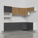 Ver imagem 5 de Cozinha Modulada 7 Peças sem Tampo sem Rodapé Ipanema CabeCasa MadeiraOriginals