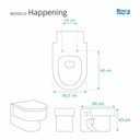 Ver imagem 2 de Assento Sanitário Poliéster Para Louça Happening (Roca) Aço Sedile