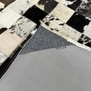 Ver imagem 3 de Tapete De Couro marrom café malhado 2,00x3,50 c/b peça 10x10