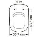 Ver imagem 2 de Assento Sanitário Poliéster Para Louça Life/Vogue Plus (Celite/Deca) Aço Sedile