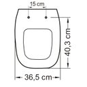 Ver imagem 2 de Assento Sanitário Poliéster Para Louça Angra/Avant/City/Like (Logasa/Incepa/Celite) Aço Sedile