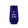 Copo Térmico Aduze Champagne Espumante Drink Lux Próspero Ano Novo 150ml - Azul Metalizado - 1