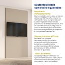 Ver imagem 7 de Painel Liso para TV até 48 Polegadas 120x250cm Aruá CabeCasa MadeiraOriginals Off White