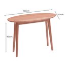 Ver imagem 3 de Aparador Oval 120cm x 90cm Ecograndis Vertice Marrom