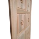 Ver imagem 6 de Folha de Madeira para Porta Eucalipto Torneada Eucalipto 210x82cm Uniportas Natural