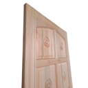 Ver imagem 2 de Folha de Madeira para Porta Eucalipto Torneada Eucalipto 210x82cm Uniportas Natural