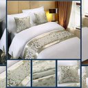 Ver imagem 2 de Jogo de Cama Super King Algodão 7 Pç Almofadas e Peseira