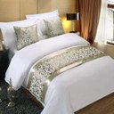 Ver imagem 1 de Jogo de Cama Super King Algodão 7 Pç Almofadas e Peseira