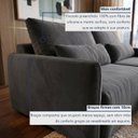 Ver imagem 5 de Sofá Cama Reclinável sem Caixa 220cm Tóquio