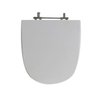 Assento Sanitário Poliéster Para Louça Mondiale (Celite) Aço Sedile - 1
