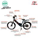 Ver imagem 2 de Bicicleta Elétrica - Street Plus Pam - 800w Lithium - Preta - Plug And Move