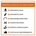 Ver imagem 4 de Rodameio Autocolante Eva Flexível 4x1cm - 15 Metros:Branco