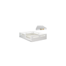 Cama Casal Potente Montessori Branca com Colchão D33 - 1