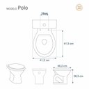 Ver imagem 2 de Assento Sanitário Poliéster Para Louça Polo (Hervy) Aço Sedile