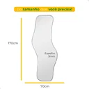 Ver imagem 5 de Espelho Decorativo Orgânico Led Frio 170x70 Suporte de Parede Waves Sala Quarto Banheiro Escritório