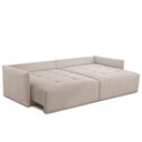 Ver imagem 5 de Sofá Retrátil Reclinável para Sala 4 Lugares 262cm Merano L06 Linho Bege - Lyam Decor