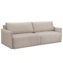 Ver imagem 4 de Sofá Retrátil Reclinável para Sala 4 Lugares 262cm Merano L06 Linho Bege - Lyam Decor