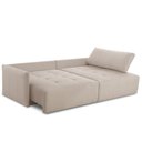 Ver imagem 6 de Sofá Retrátil Reclinável para Sala 4 Lugares 262cm Merano L06 Linho Bege - Lyam Decor