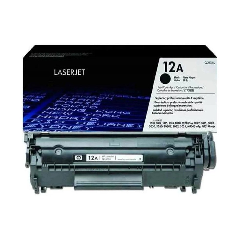 Toner Original Hp Q2612a 12a 1010 1020 1022 3015 3050 3052