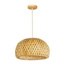 Ver imagem 1 de Pendente Sumatra Meia Lua 30cm em Fibra de Bambu P-Sumatra-30 Gmh ST3161