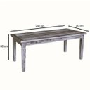Ver imagem 2 de Mesa de Jantar 2,5 m Madeira Maciça Natural Mhm