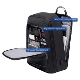 Mochila Pasta Notebook Executiva Viagem Expansiva Reforçada - 9